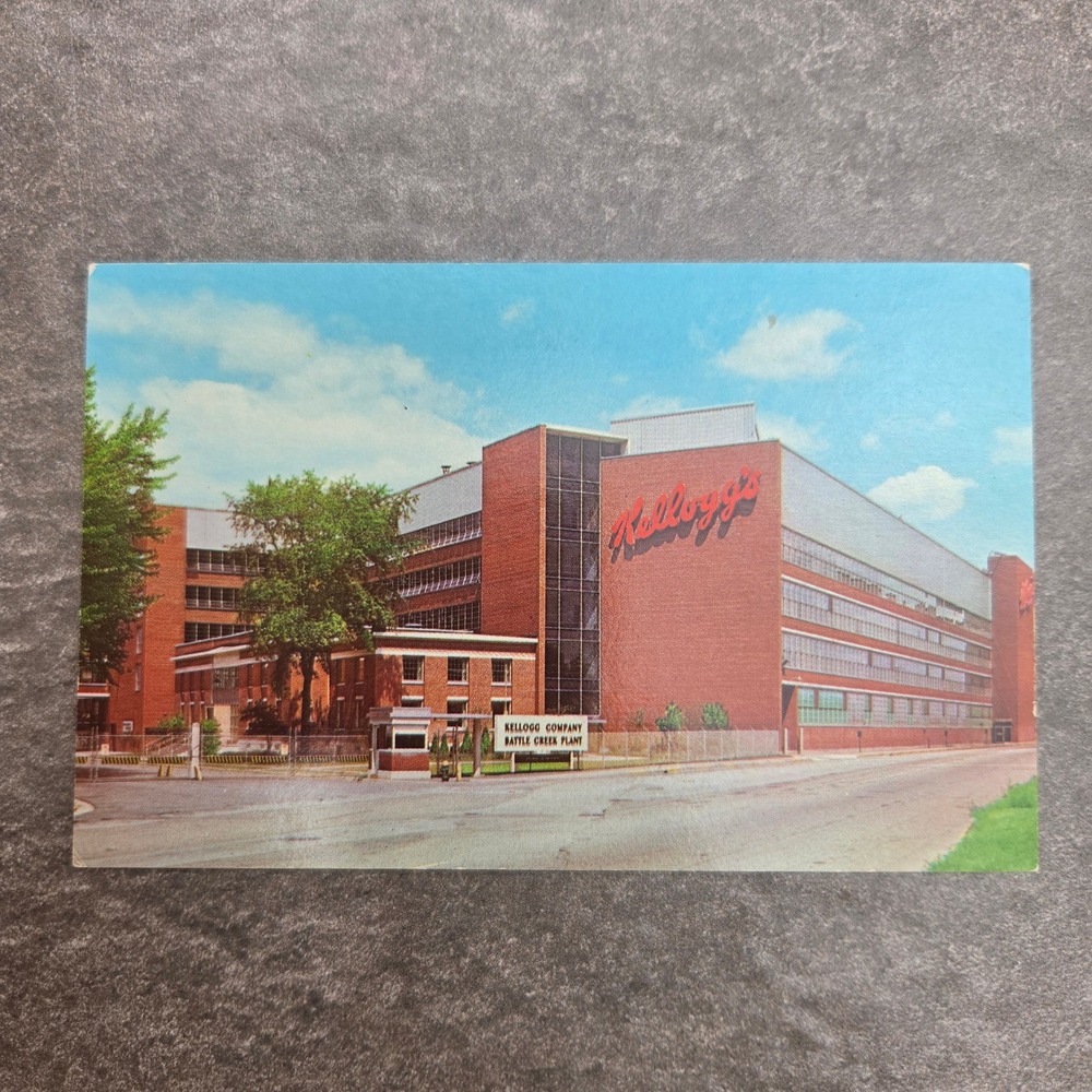 Vintage Kellogg Company Battle Creek Michigan Postcard 5DK-35